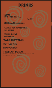Greek and Middle Eastern Food Albuquerque Menu Drinks